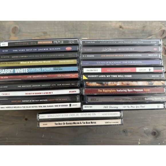 Jazz‎ R & B Soul CD Lot Of 22 Sammy Davis Jr. /Barry White/Harold Melvin - Picture 1 of 8